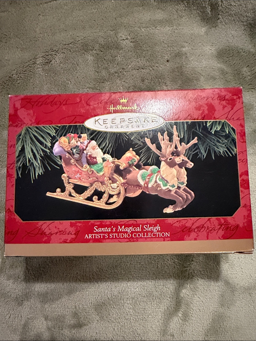 1997 Hallmark Keepsake Ornament Santa's Magical Sleigh Vintage